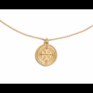 NWT Tory Burch Gold, Coin Pendant Necklace